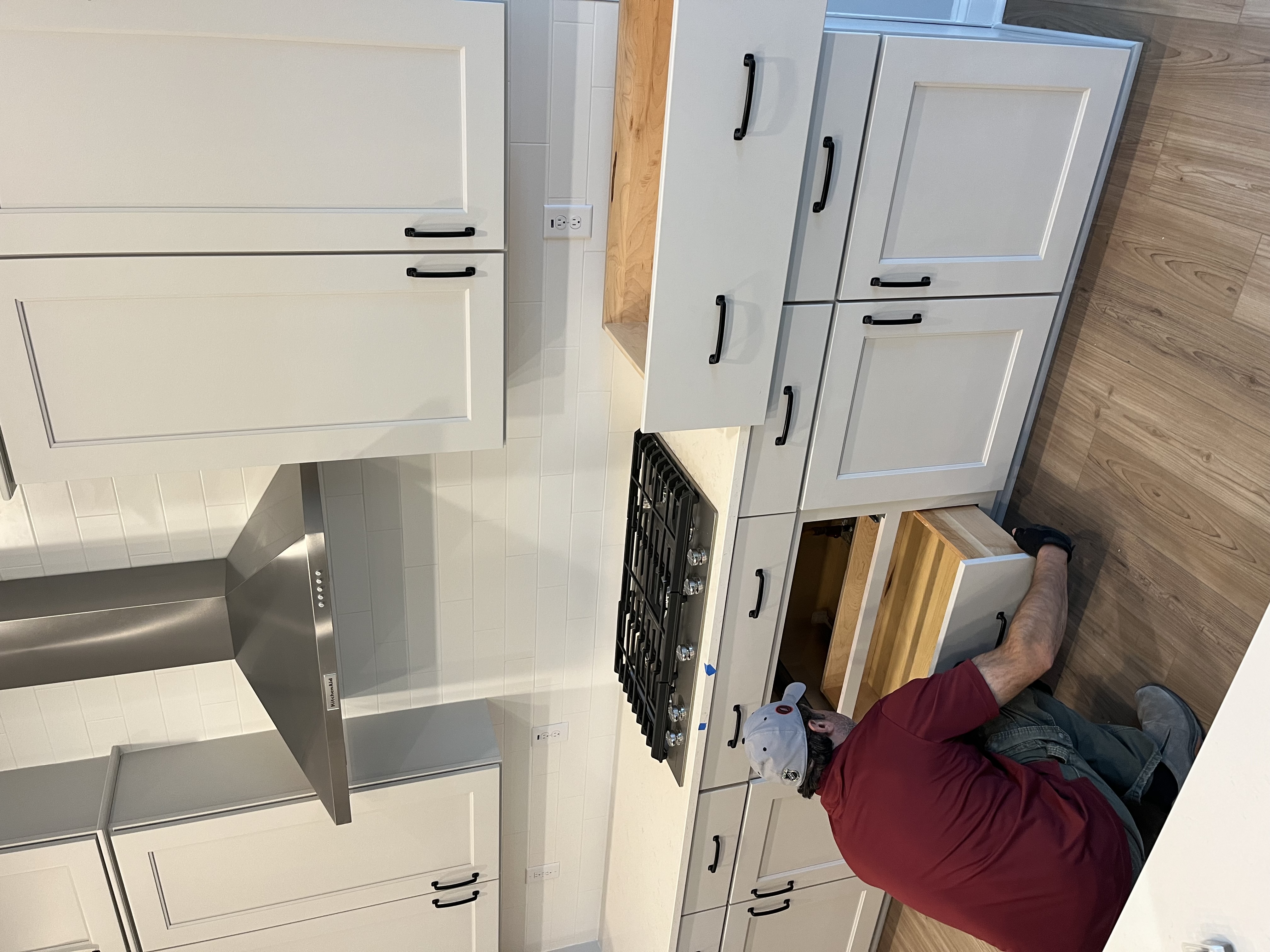 Monarch Premium Services team member on a residential property job in Cary, North Carolina