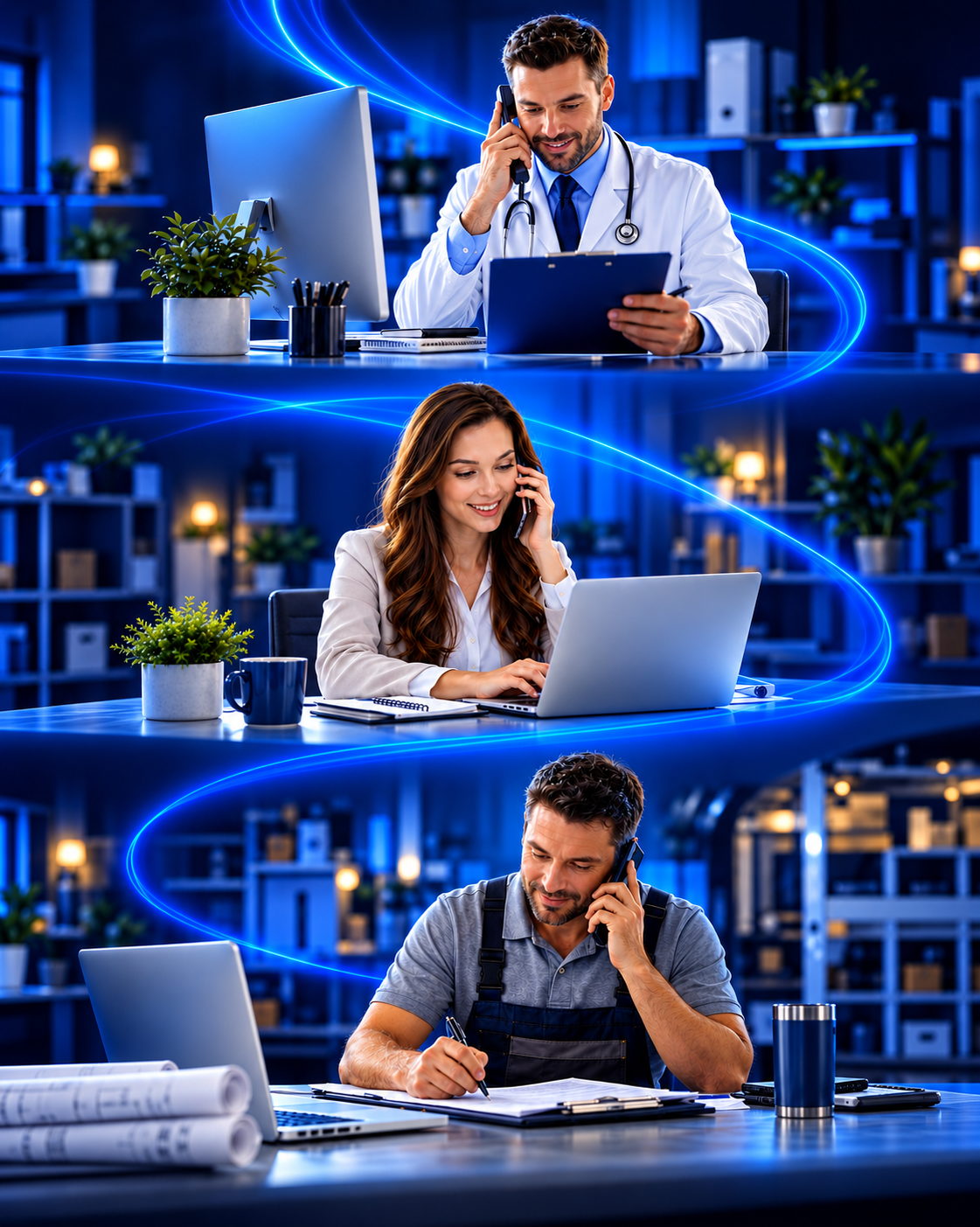 AI receptionist qualifying a lead and booking an appointment