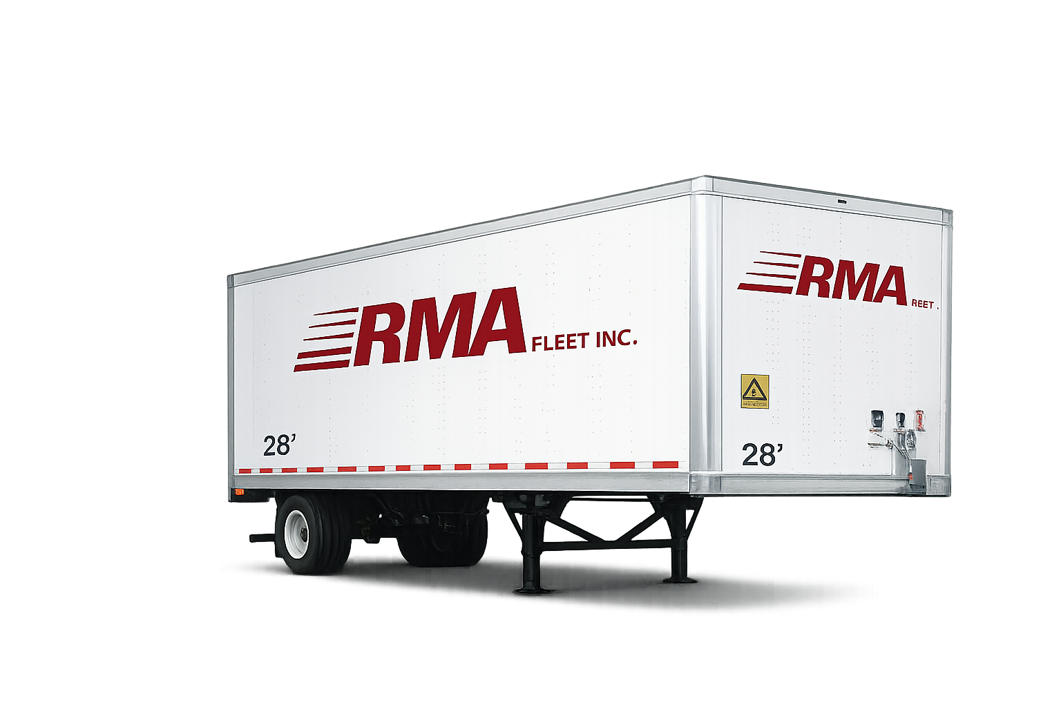 RMA Fleet 28-foot storage trailer
