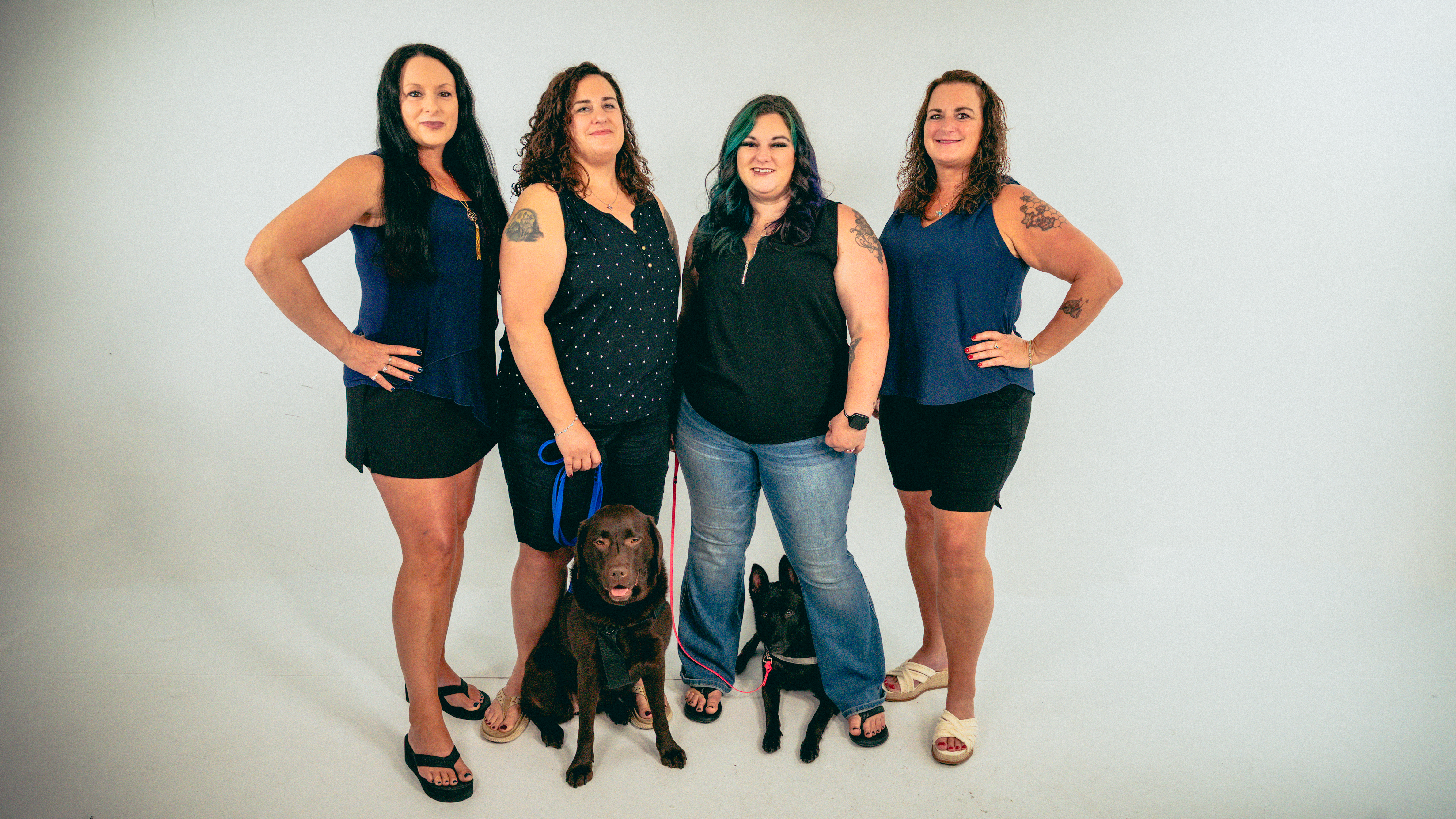 The ACE training team — Jessica Brill, Andrea Kelley, Autumn Baer, and Trina Eddy.