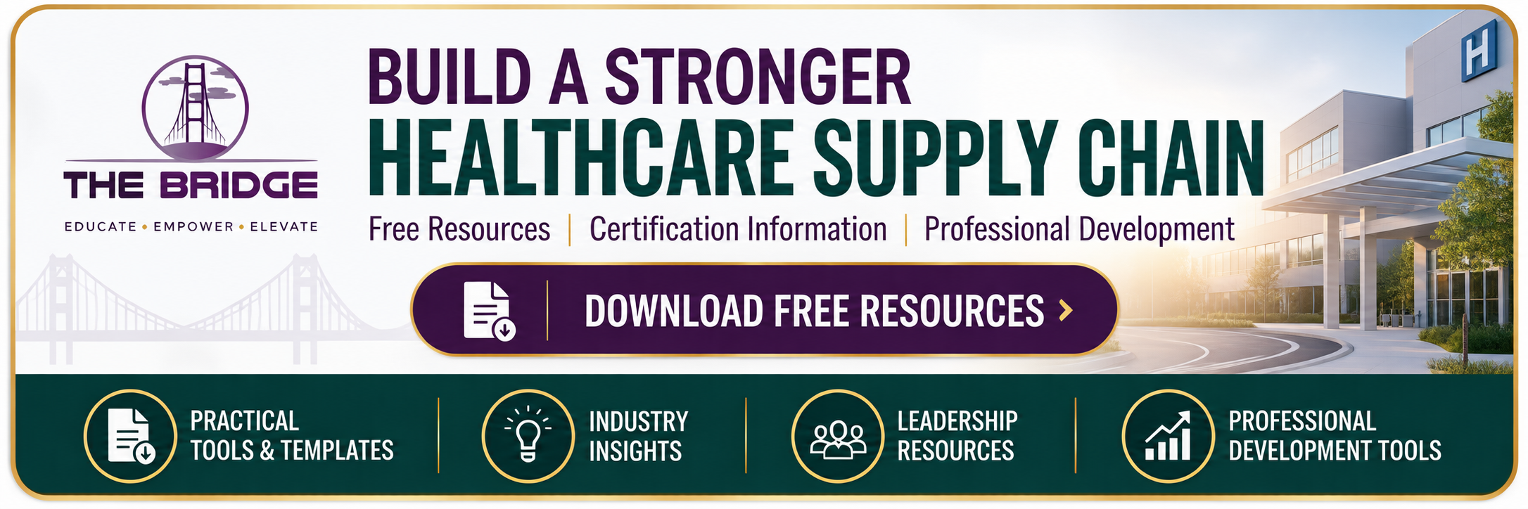 healthcare supply chain hub free resources