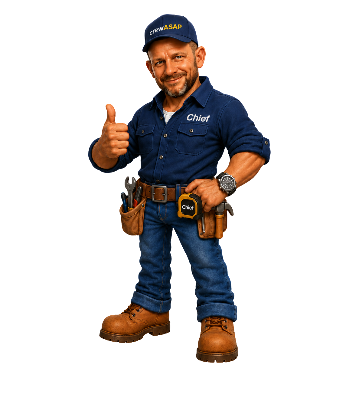 Chief, the crewASAP mascot