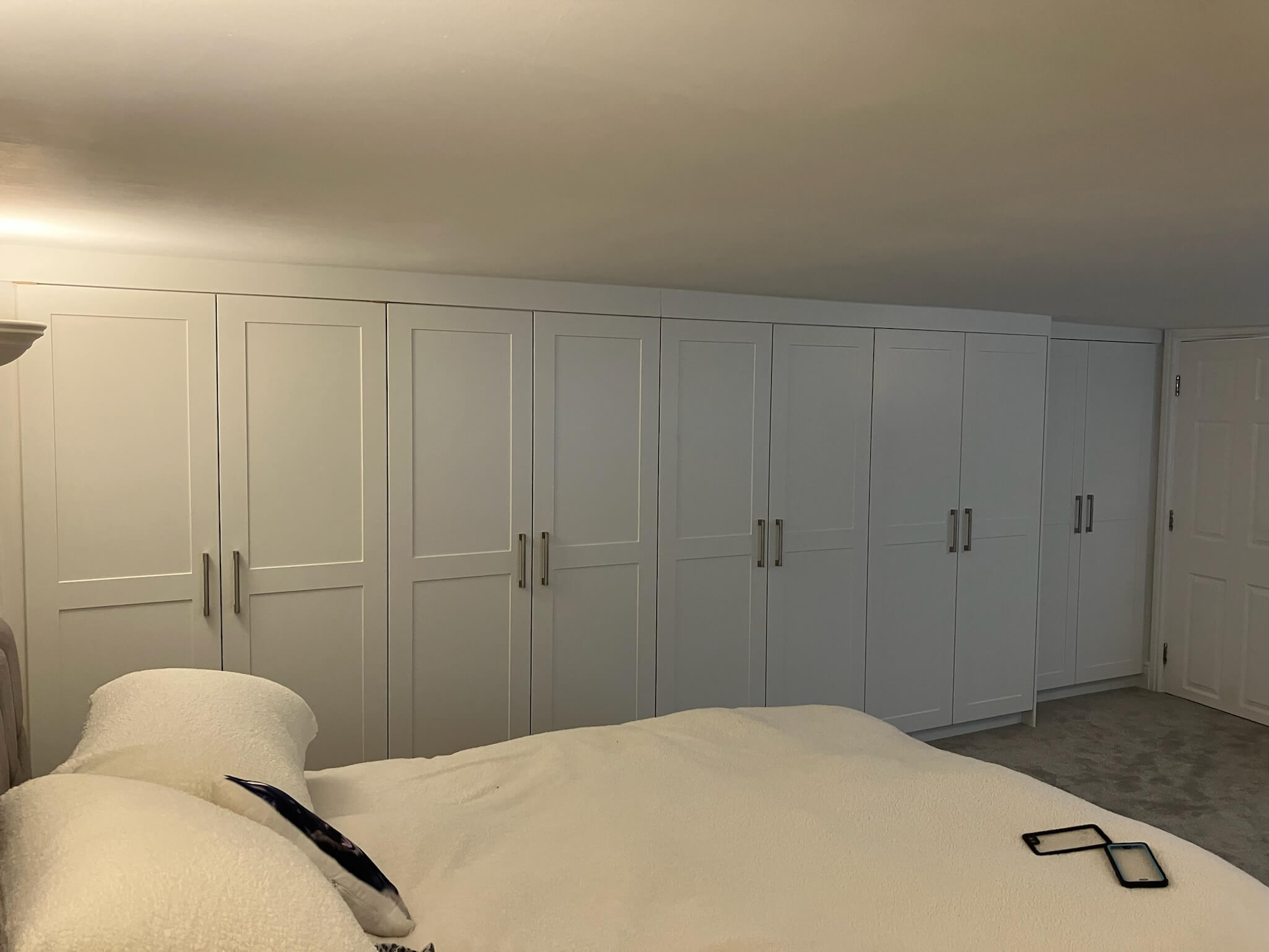 Completed bespoke fitted furniture installation — a JAX Bespoke project showing handcrafted joinery, quality paintwork and considered design