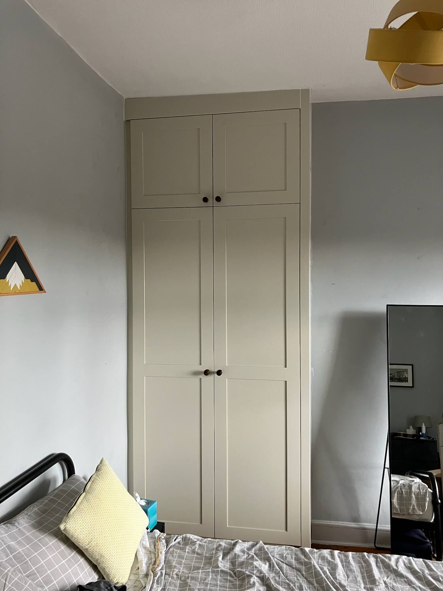 Fitted wardrobe with painted finish, JAX Bespoke Yorkshire