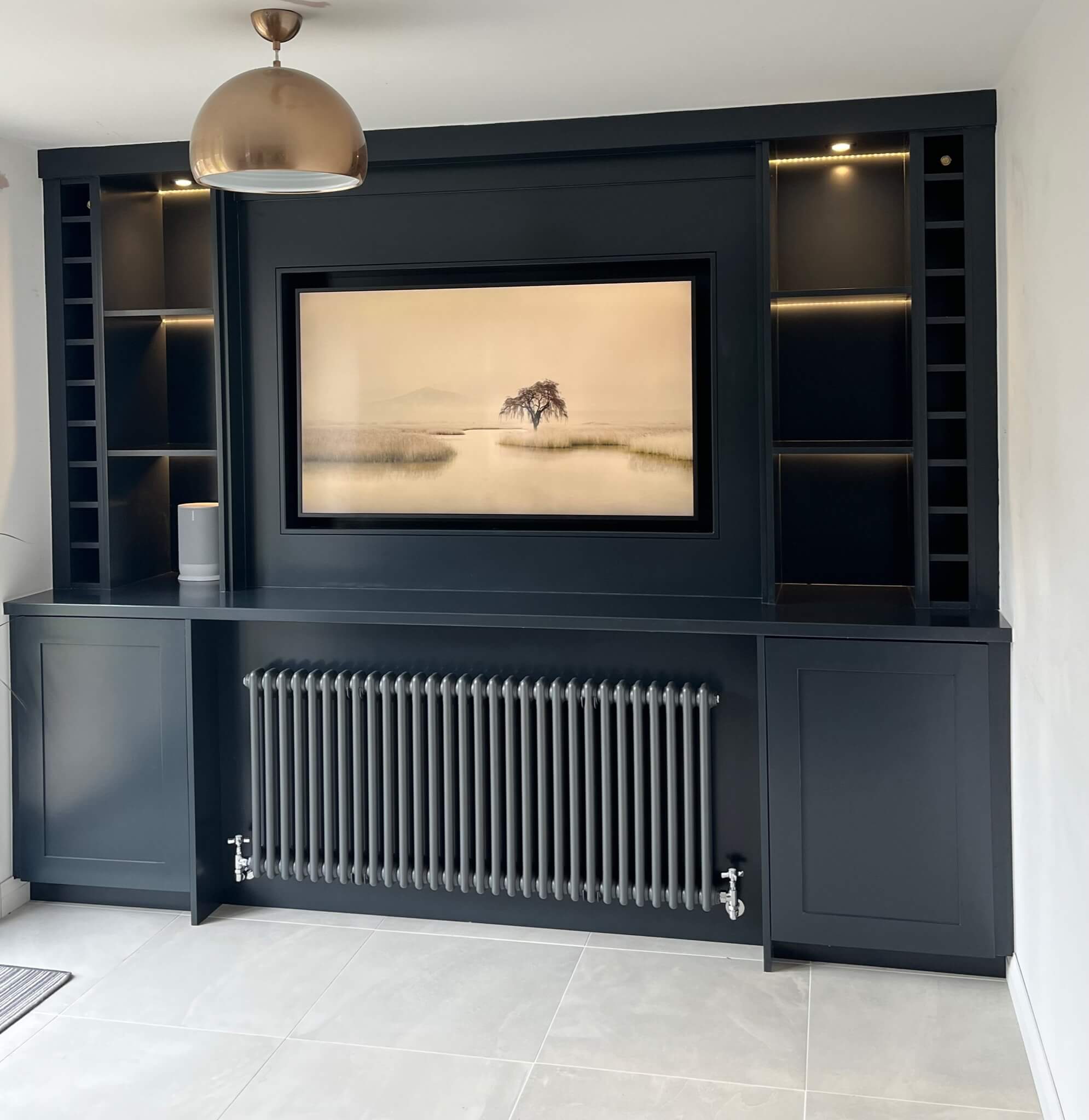 EcoJAX bespoke garden room interior, Yorkshire