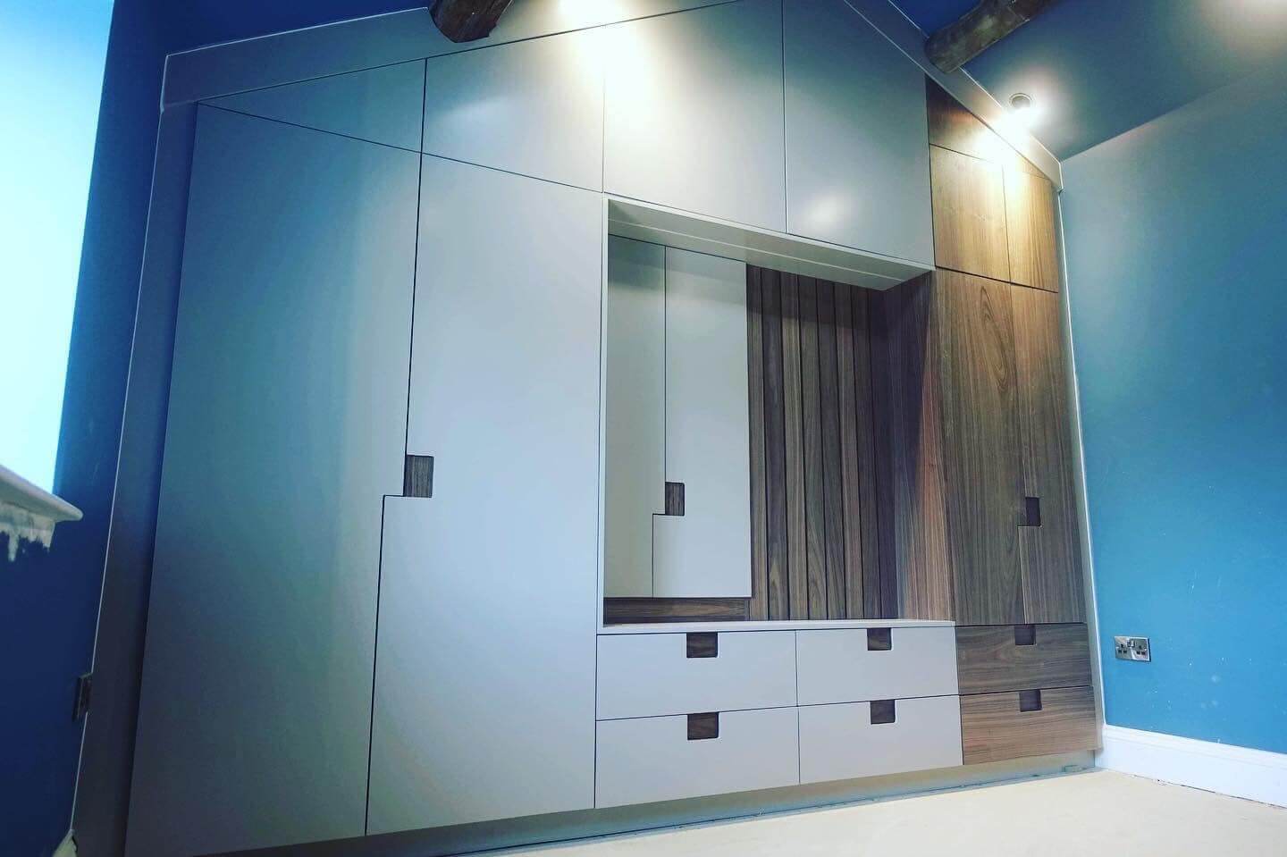 Custom fitted wardrobe, JAX Bespoke Yorkshire joinery