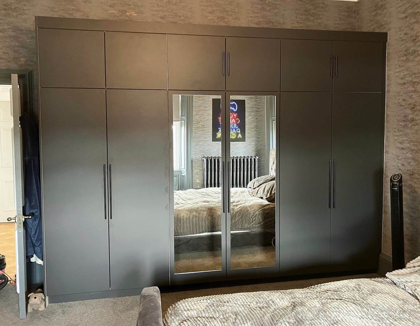Bespoke bedroom wardrobe installation, JAX Bespoke