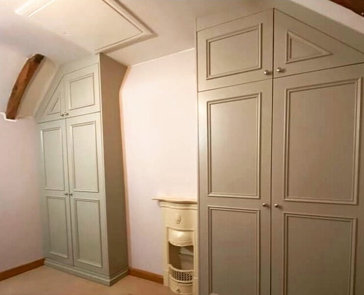 Handcrafted bespoke cabinetry with premium hardware and painted finish, by JAX Bespoke