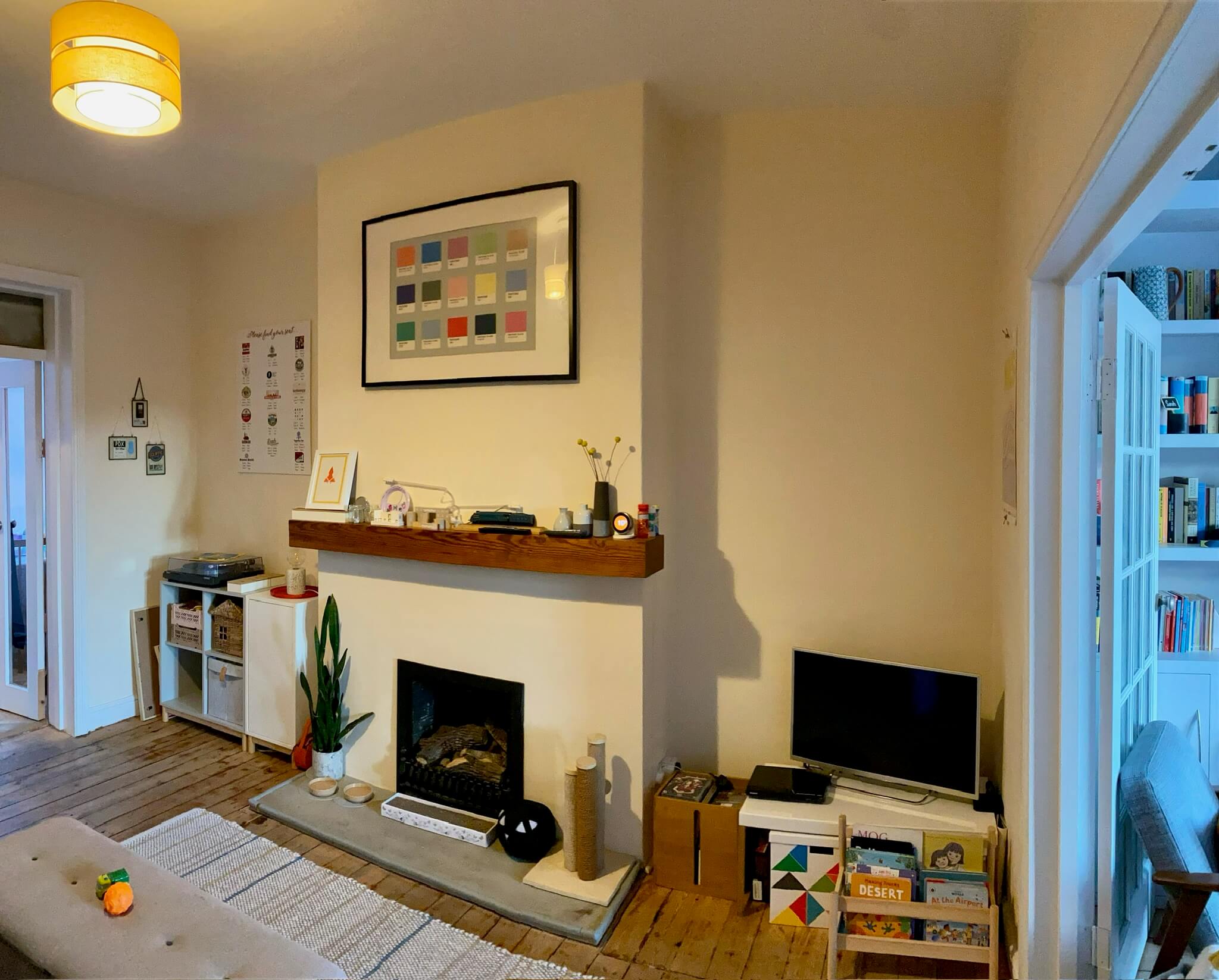 Empty alcove space before bespoke cabinetry installation by JAX Bespoke Yorkshire