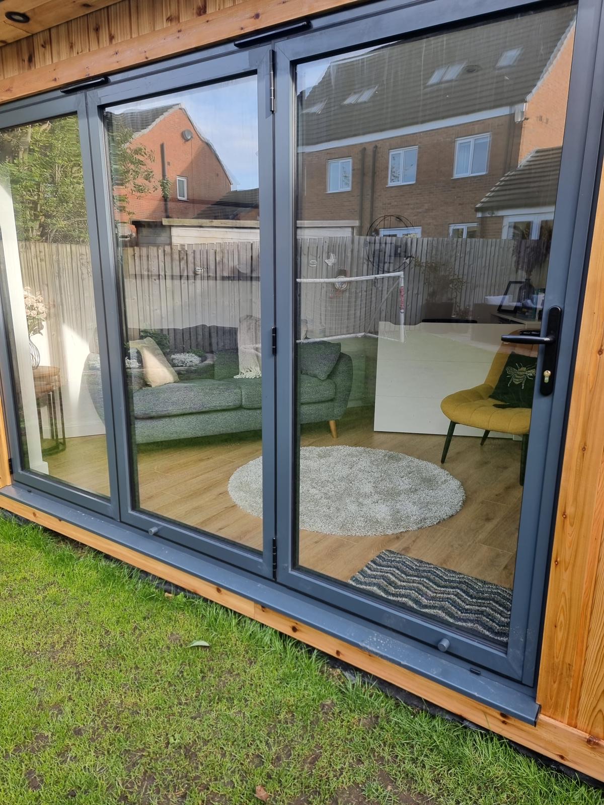 EcoJAX garden room with cladding, bespoke outdoor rooms Wakefield