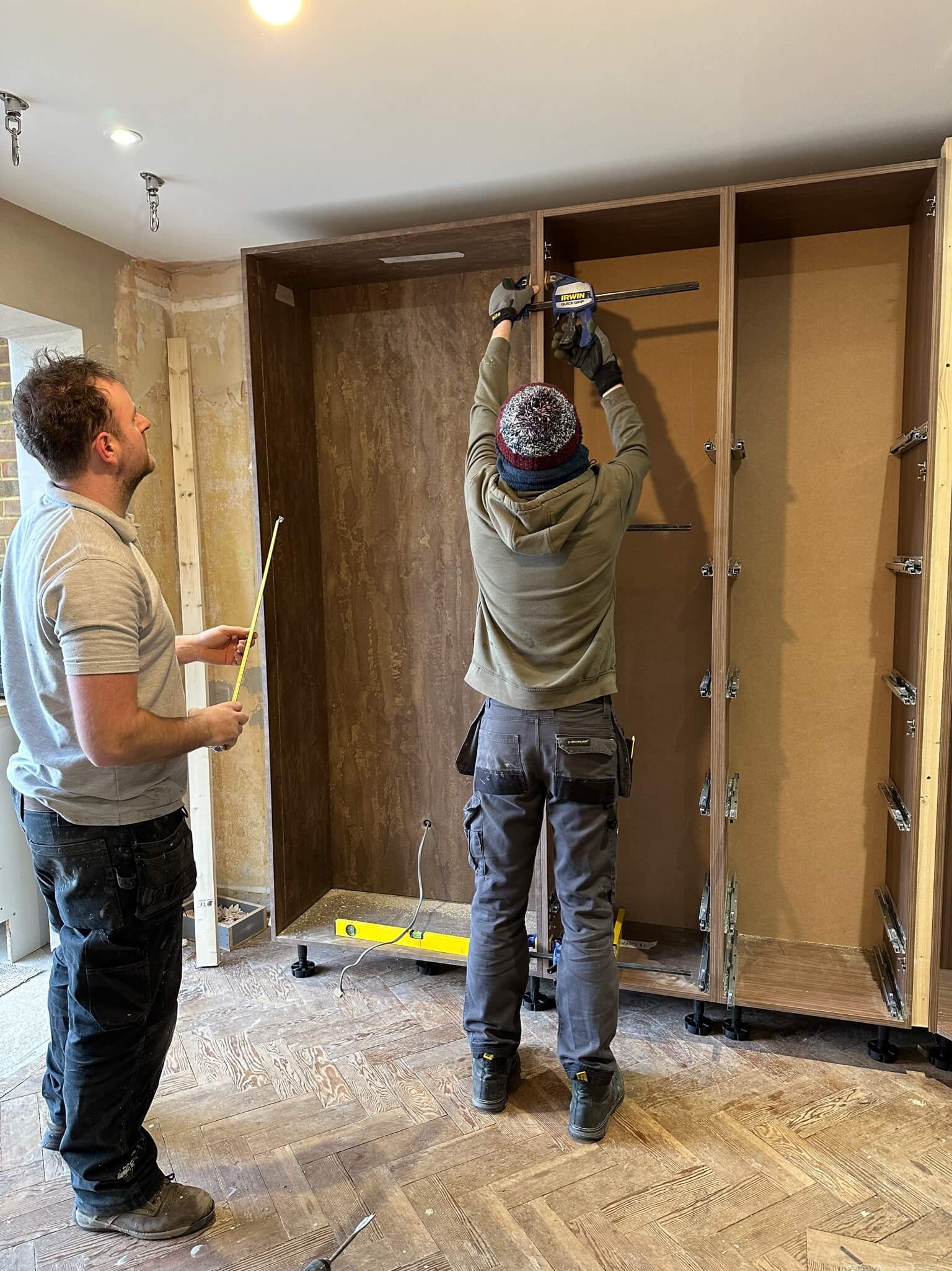 JAX Bespoke installing a handcrafted media wall in a Yorkshire home