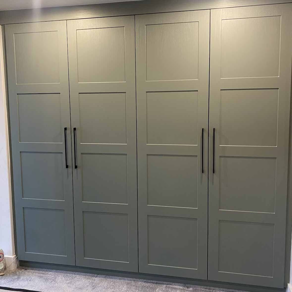 After: bespoke fitted wardrobe installed by JAX Bespoke, Wakefield Yorkshire