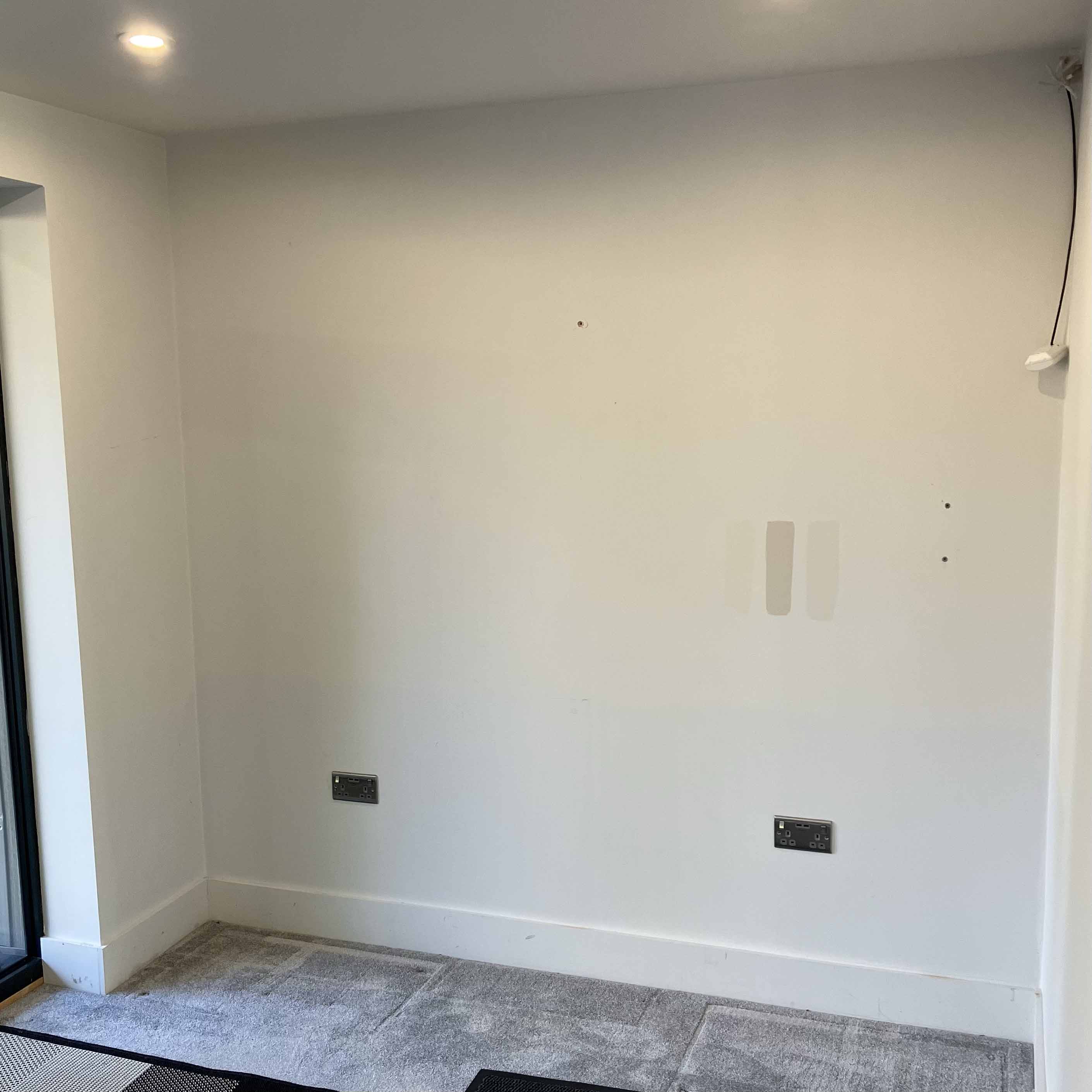 Before: empty room prior to JAX Bespoke fitted furniture installation, Wakefield