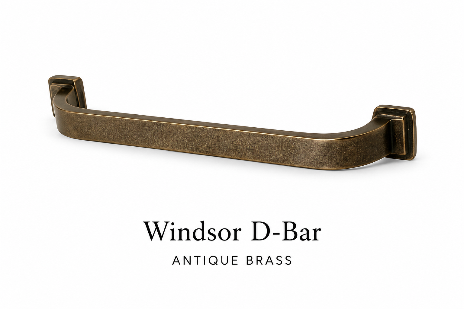 Alnwick D-Bar Dark Bronze handle for TV Simplicity media wall