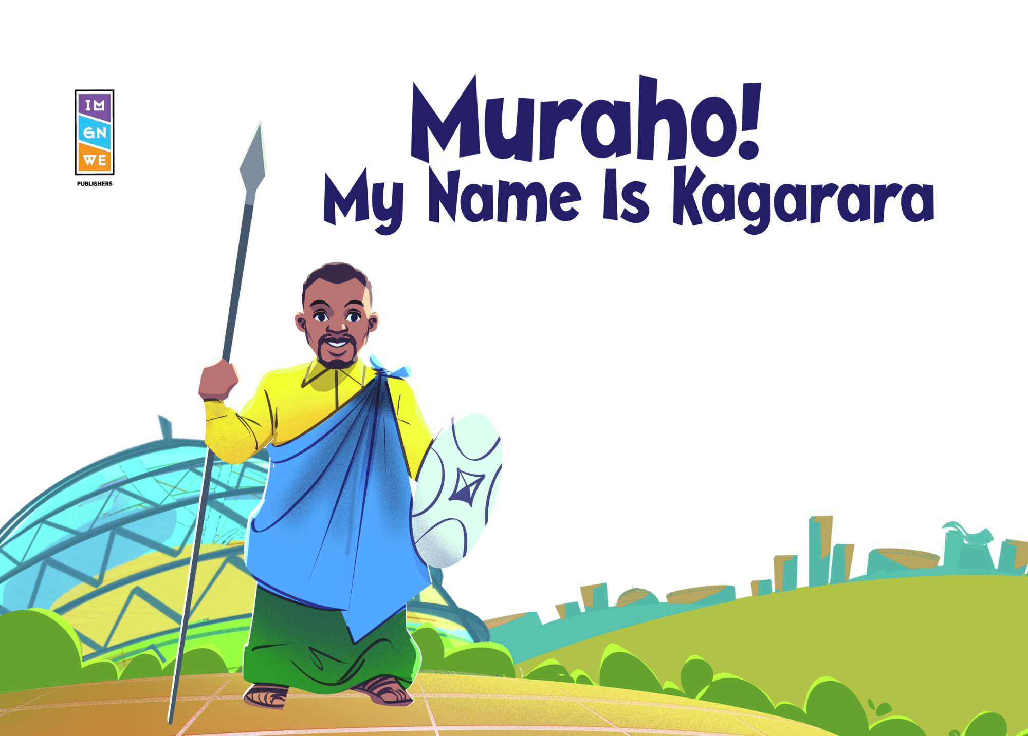 A page showing Kagarara among the thousand hills of Rwanda