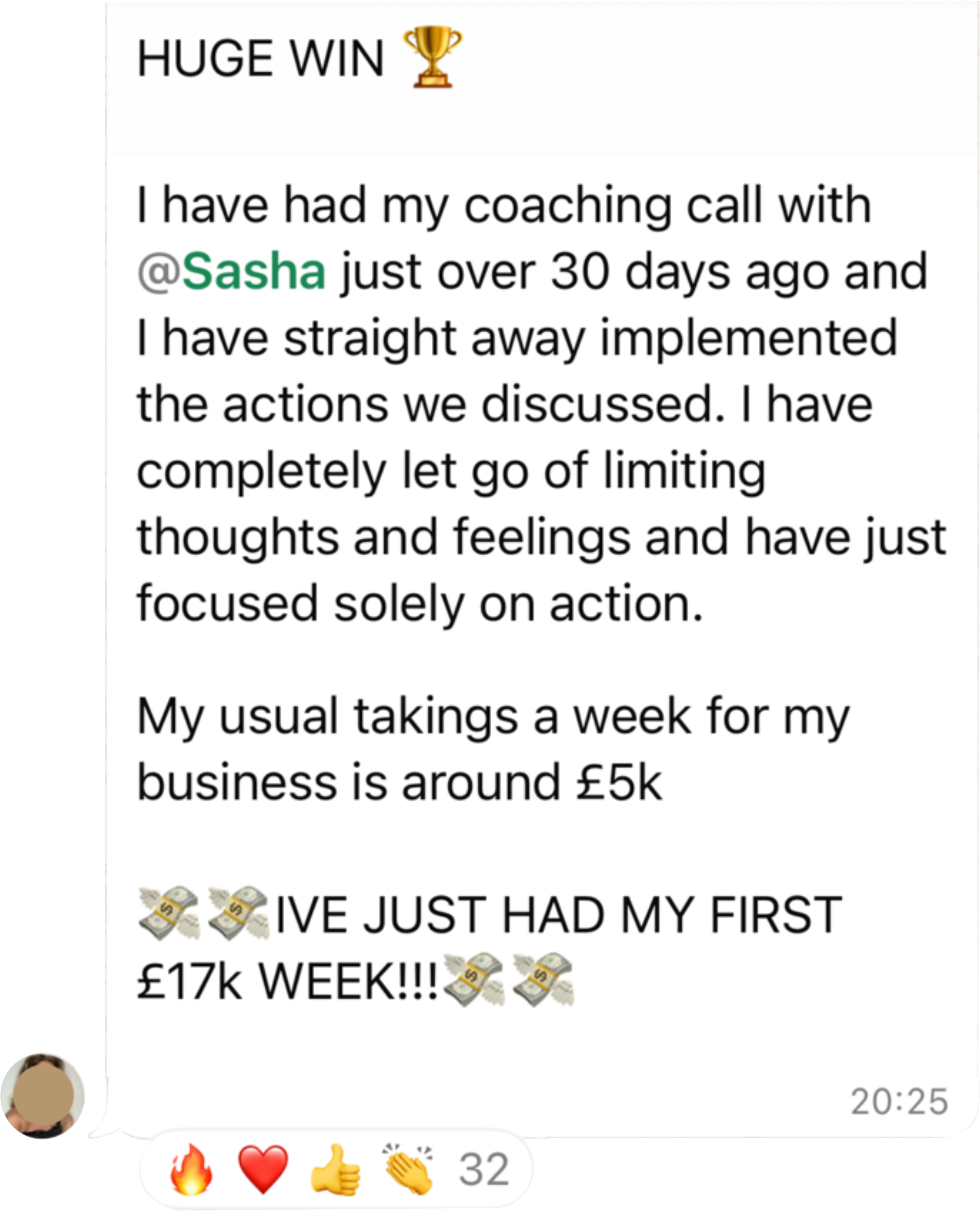 Client win