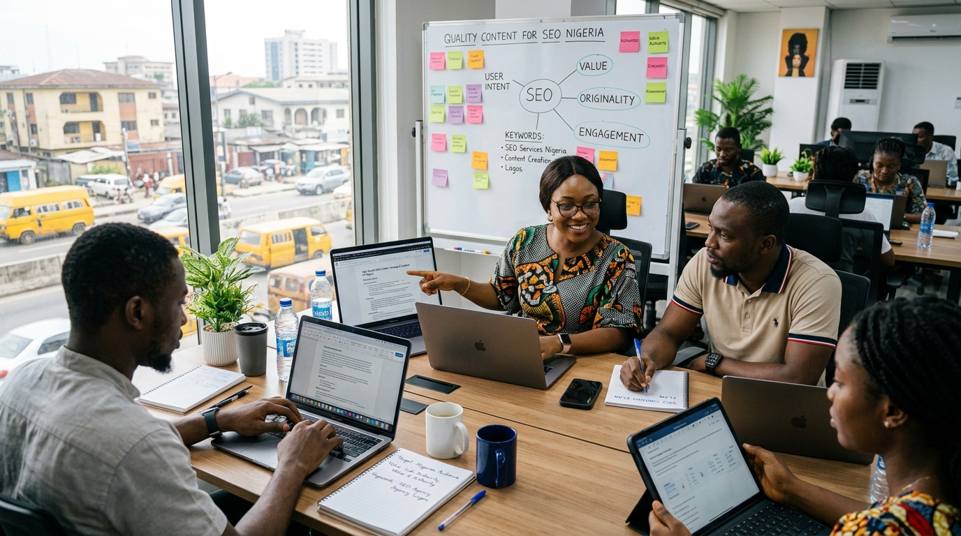 Creating quality content for SEO success in Nigeria Creating quality content for SEO success in Nigeria