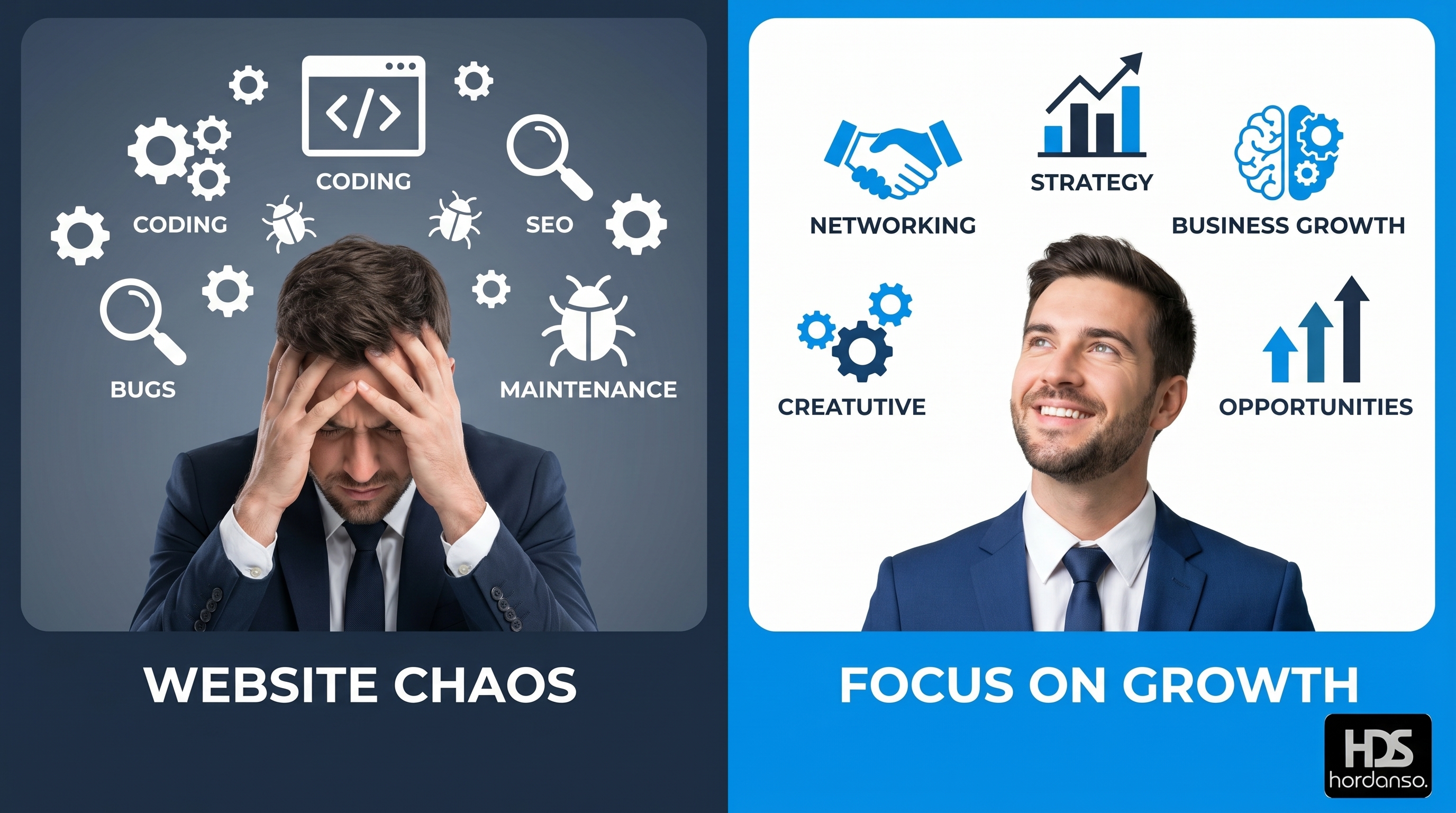 Hordanso AI Builder creating a customizable WordPress website for a business Hordanso AI Builder creating a customizable WordPress website for a business
