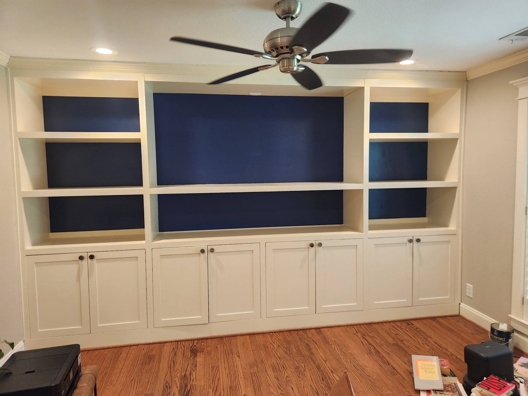 Finished Custom Built-in Cabinetry