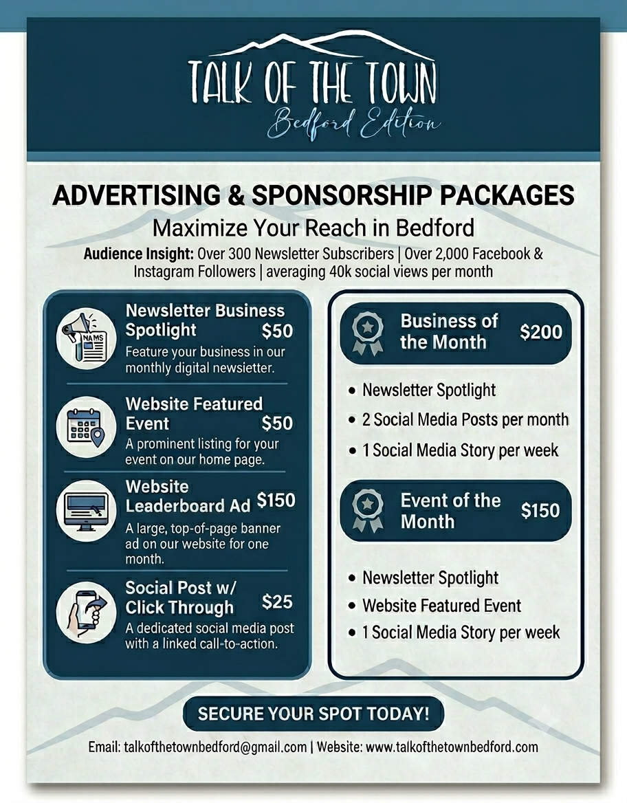Advertising & Sponsorship Packages