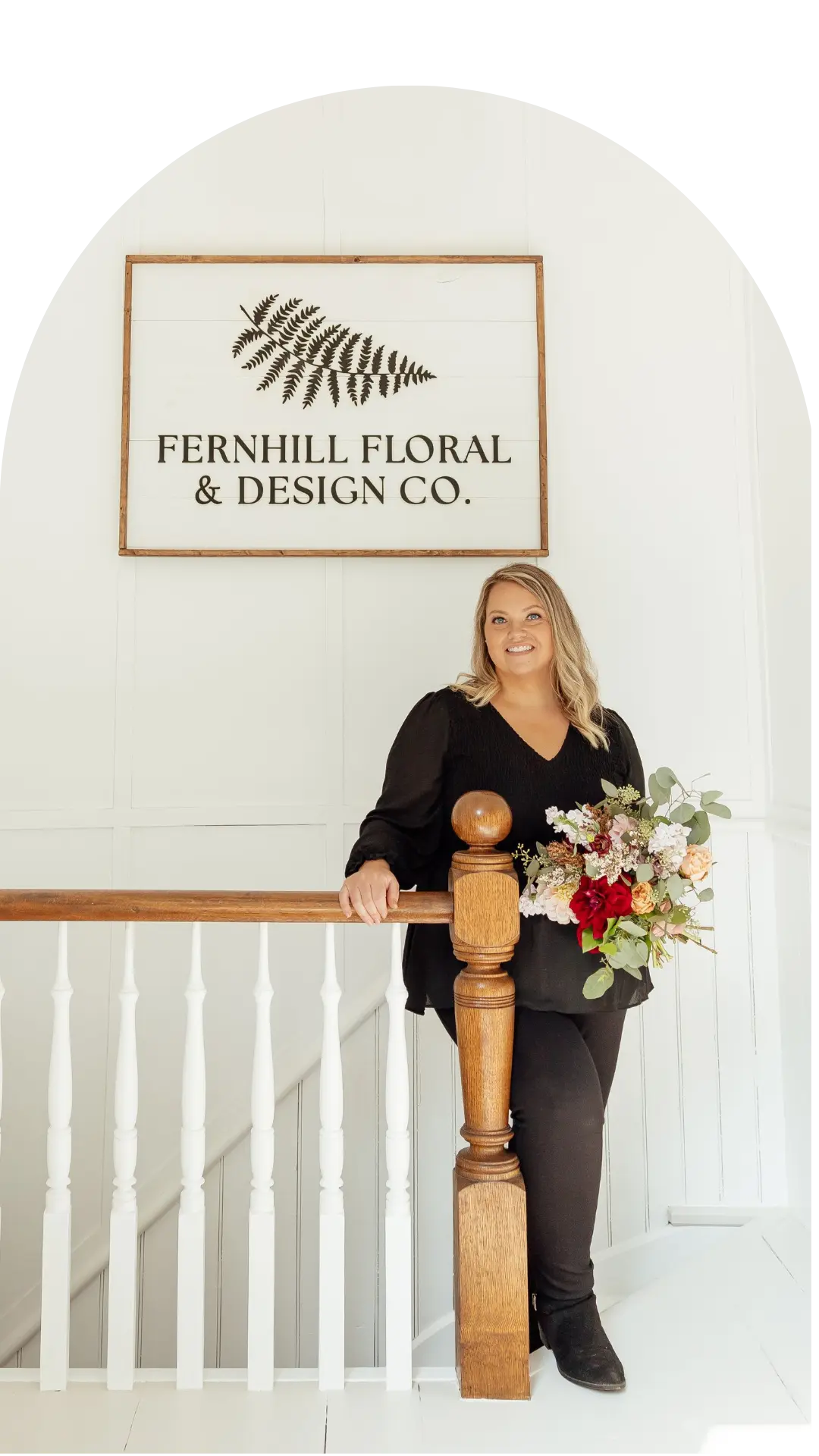 Fernhill Floral and Design Co. website, designed by TWA Studio