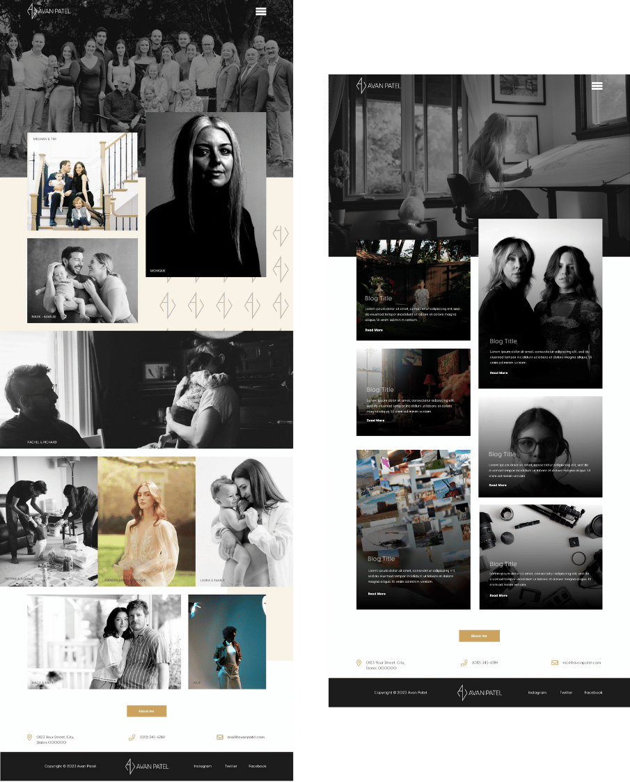 Avan Patel website screen 3