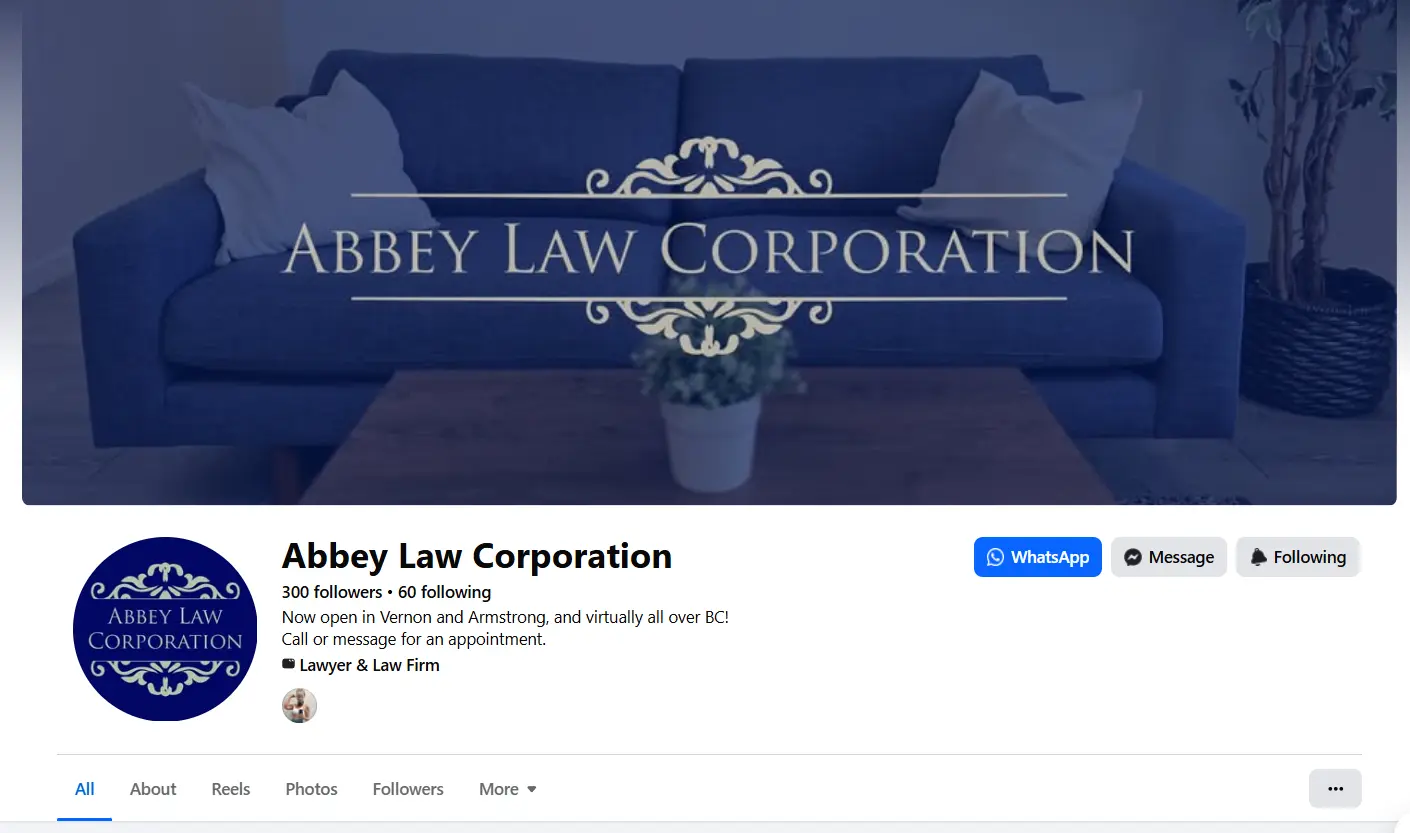 Abbey Law Corporation Facebook page