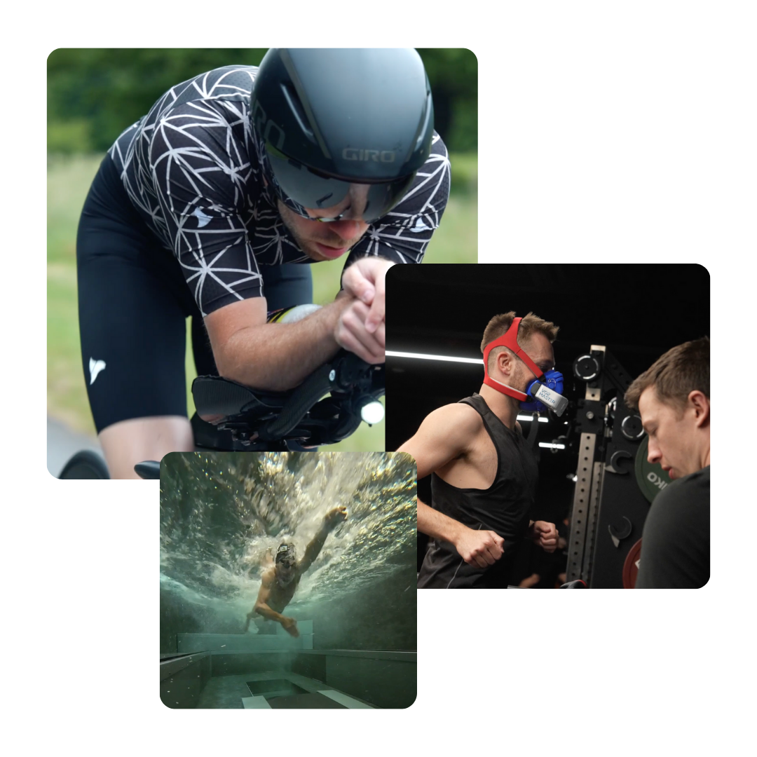 Cycling, VO₂ max testing and swimming at Brick Performance