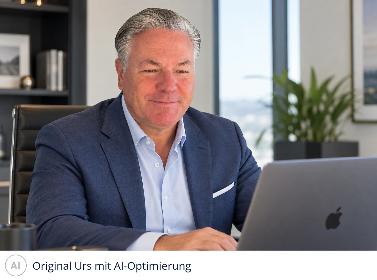 Urs Altmannsberger bei der Videoberatung, aktueller Avatar