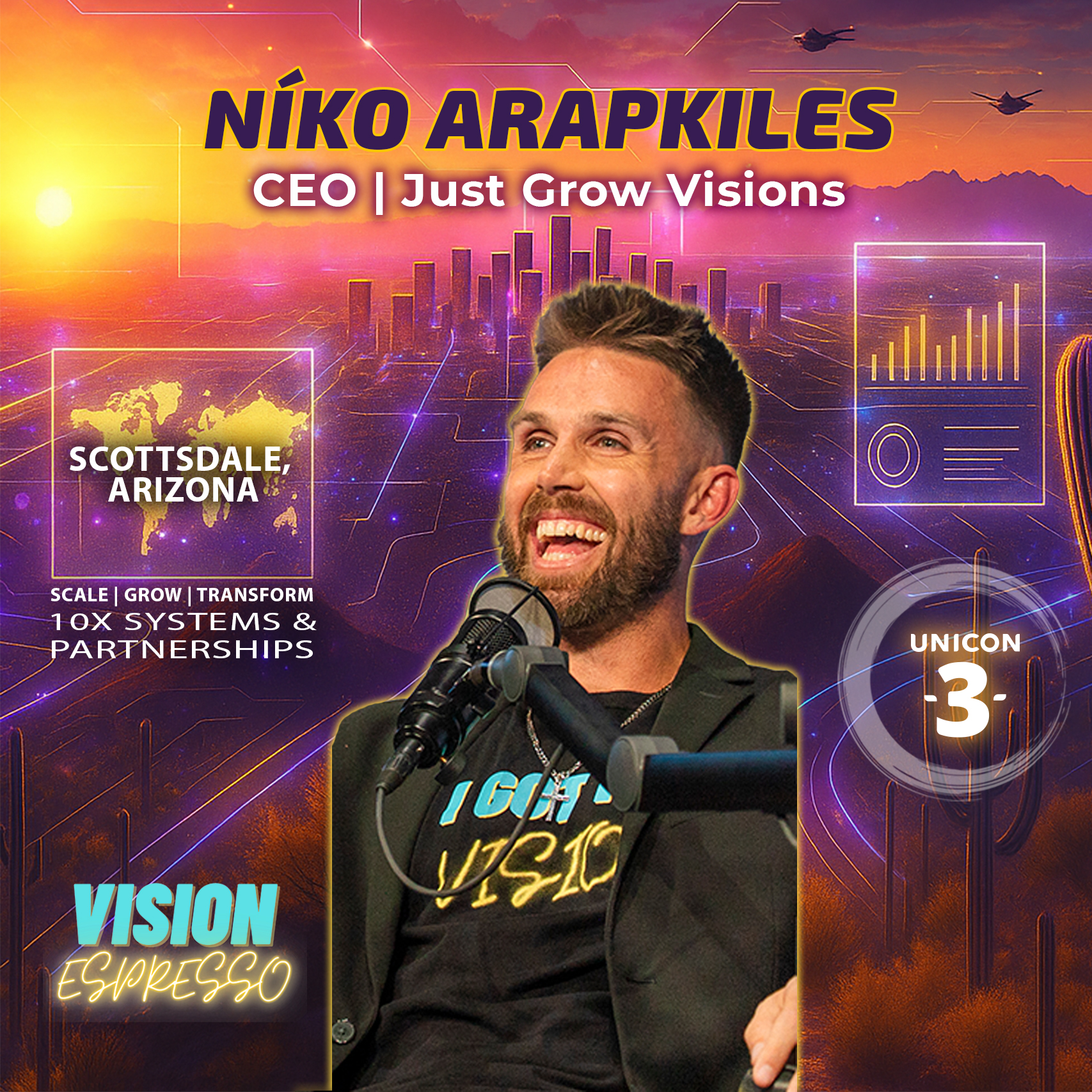 Niko Arapkiles - Strategic Partnerships and Systems for Scaling Business Growth Conference 3-day Event as your Future Self