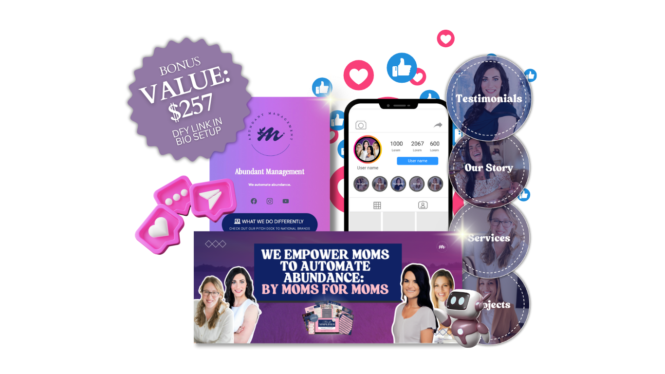 Visibility Engine bonus graphic (DFY Link-in-Bio setup)