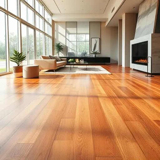 Renovated modern room addition in Fort Worth with large windows, hardwood floors, neutral walls, and lush suburban view