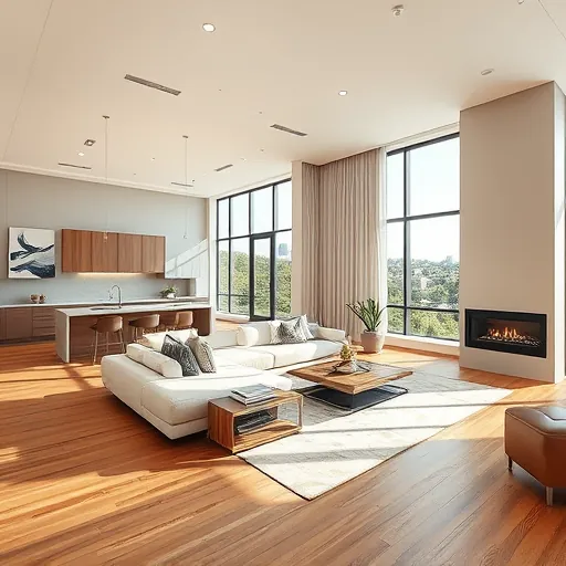Home remodeling project in Fort Worth TX showcasing modern design with elegant finishes and open spaces.