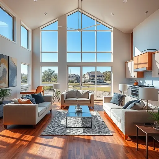 Home remodeling project in Fort Worth, TX with modern design elements and stylish decor showcasing a finished interior.