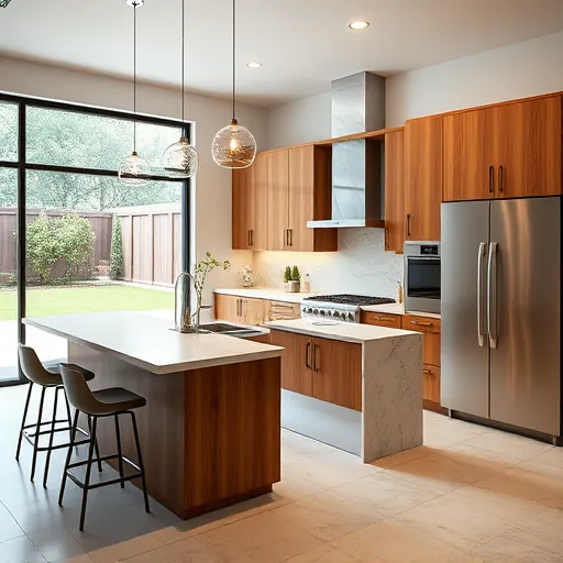 Modern Fort Worth kitchen remodel features sleek cabinetry, quartz countertops, subway tile backsplash, and stainless steel appliances