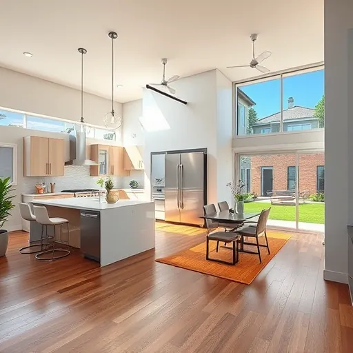 Completed home remodeling in Fort Worth TX showcasing modern design and elegant finishes in an inviting interior space.