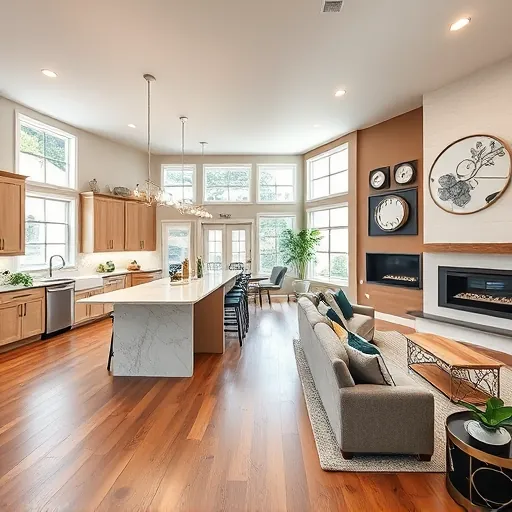 Completed home remodeling in Colleyville TX featuring a modern living space with stylish finishes and elegant decor.