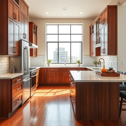 Newly renovated Fort Worth kitchen with modern cabinetry, stainless steel appliances, and polished granite island.
