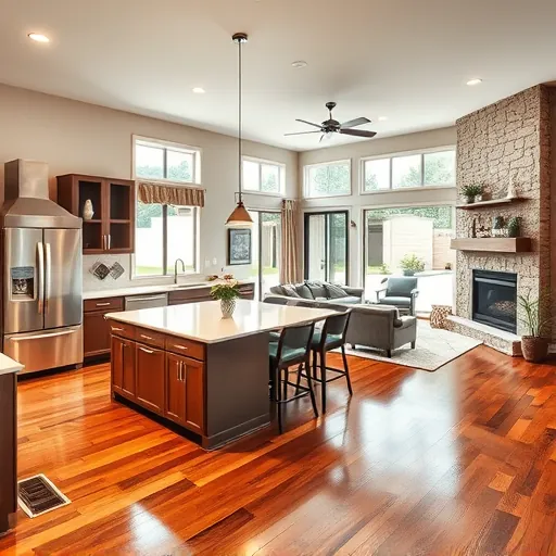 Beautifully remodeled home in Crowley TX featuring open-concept living, modern kitchen, elegant fireplace, and natural light.