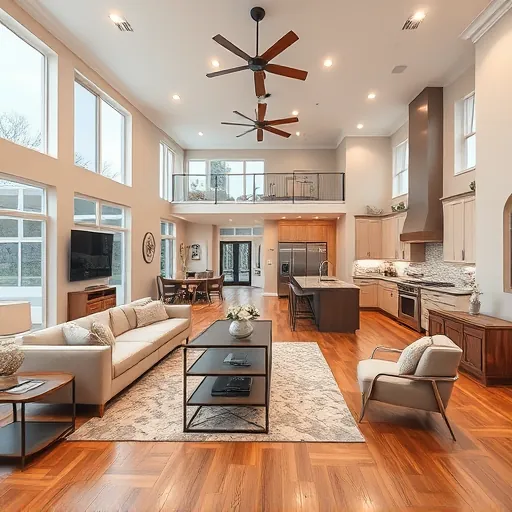 Home remodeling project in Fort Worth TX showcasing a beautifully designed living space with modern decor.