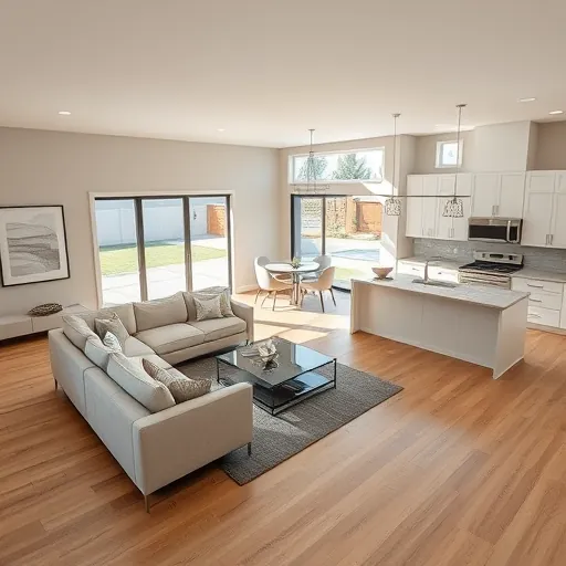 Completed home remodeling in Fort Worth, showcasing modern design and stylish furnishings in a cozy setting.