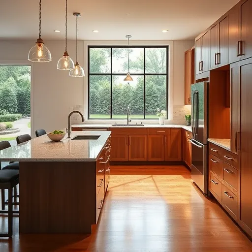 Modern Fort Worth kitchen remodel featuring sleek cabinetry, quartz countertops, stainless steel appliances, and natural lighting.
