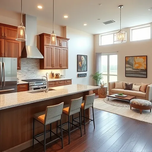 Completed home renovation in Mansfield TX featuring a modern kitchen with stainless steel appliances and inviting decor.