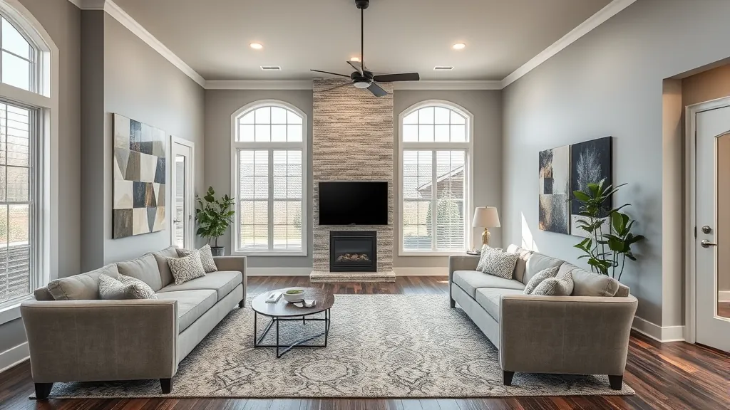 Home Remodeling in Colleyville, TX featuring modern kitchen and living room designs.
