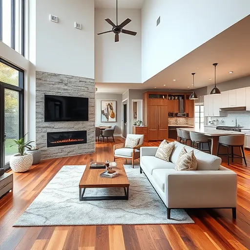 Home remodeling project in Fort Worth TX featuring modern design with elegant finishes and a spacious layout.