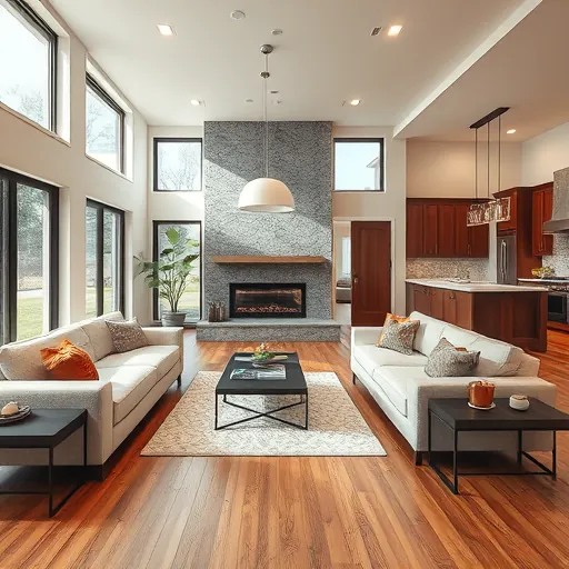 Completed home remodeling project in Fort Worth, TX showcasing modern design elements and stylish interiors.