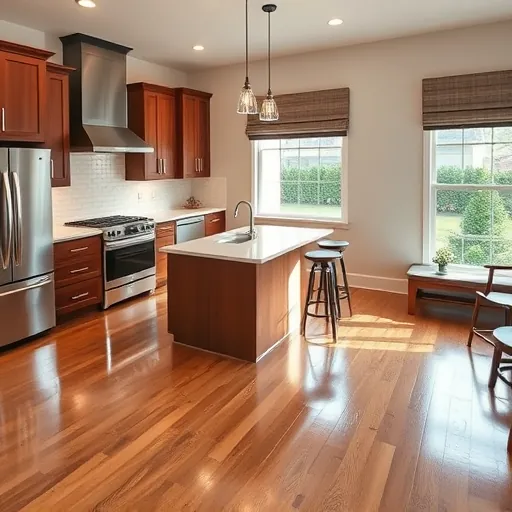 Beautifully remodeled kitchen in Aledo, TX featuring quartz countertops, stainless steel appliances, and dark wood cabinetry.