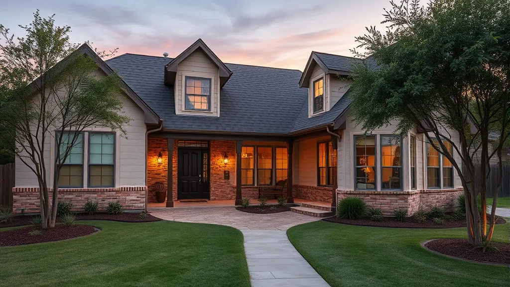 Home Remodeling in Corinth, TX showcasing modern kitchen and living space renovations.