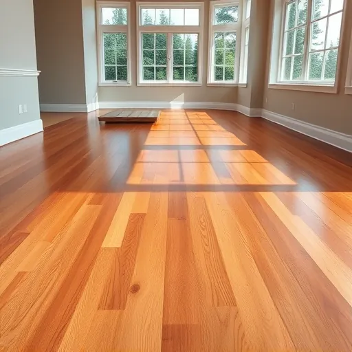 Newly completed modern room extension in Fort Worth TX with large energy-efficient windows, hardwood floors, and stylish decor
