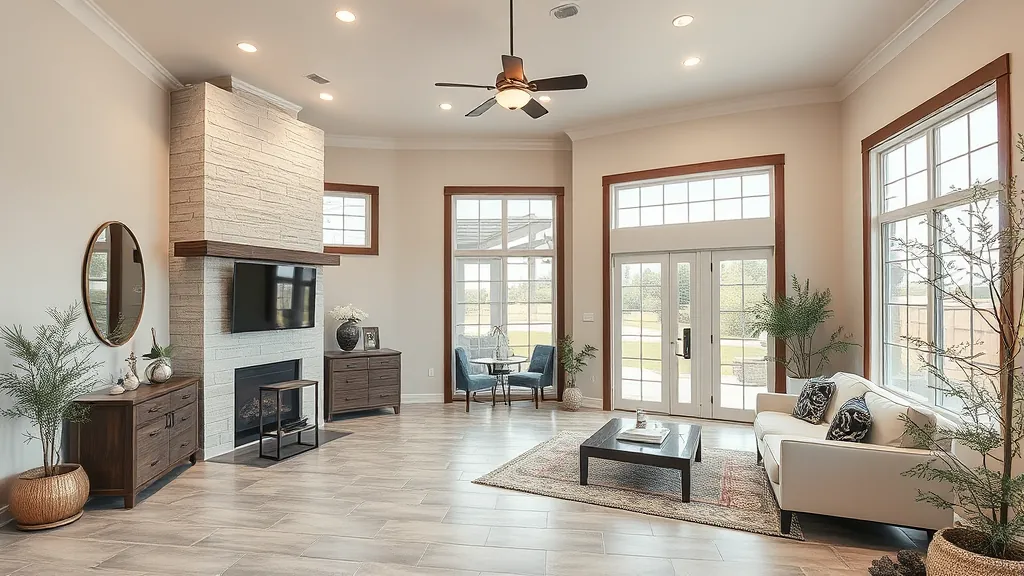 Home Remodeling in Burleson TX showcasing beautiful kitchen and living spaces.